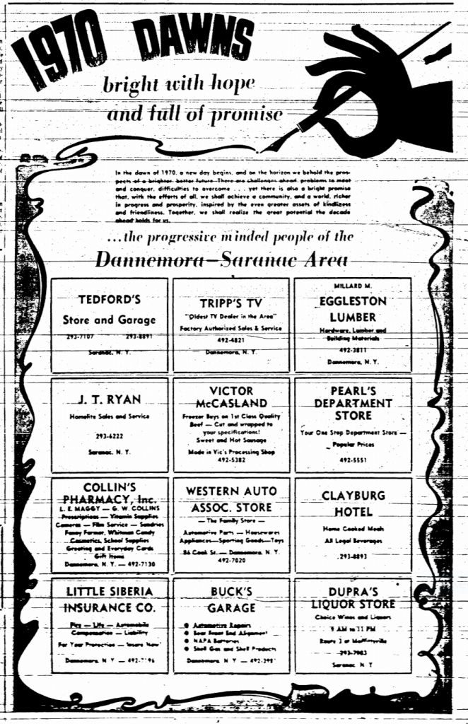 Part 2 Dannemora (NY) Pearl’s Department Store A Family of Stores