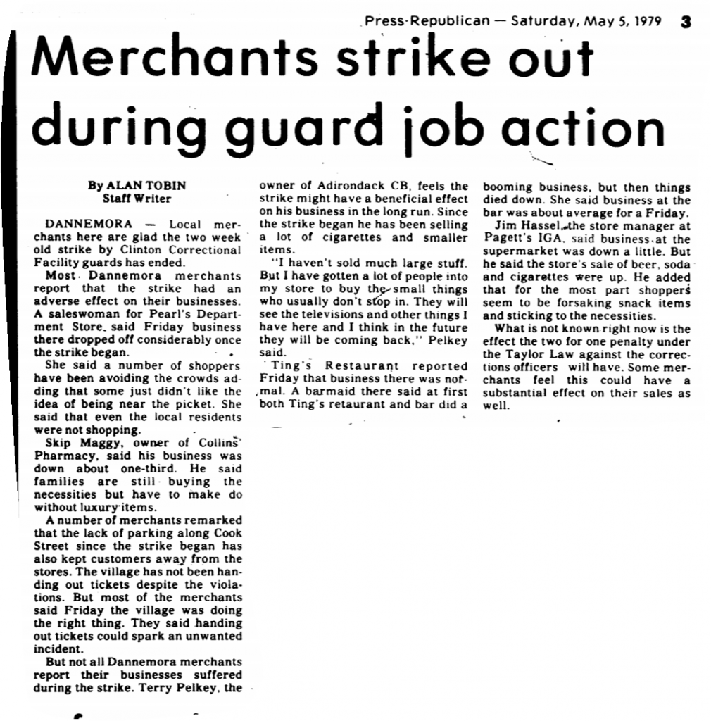 Part 2 Dannemora (NY) Pearl’s Department Store A Family of Stores